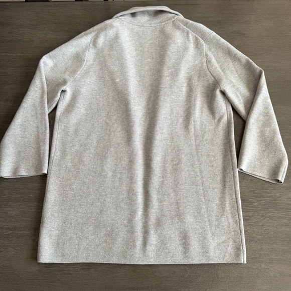 J. Crew Light Grey Merino Wool Blazer Jacket M - Picture 3 of 10